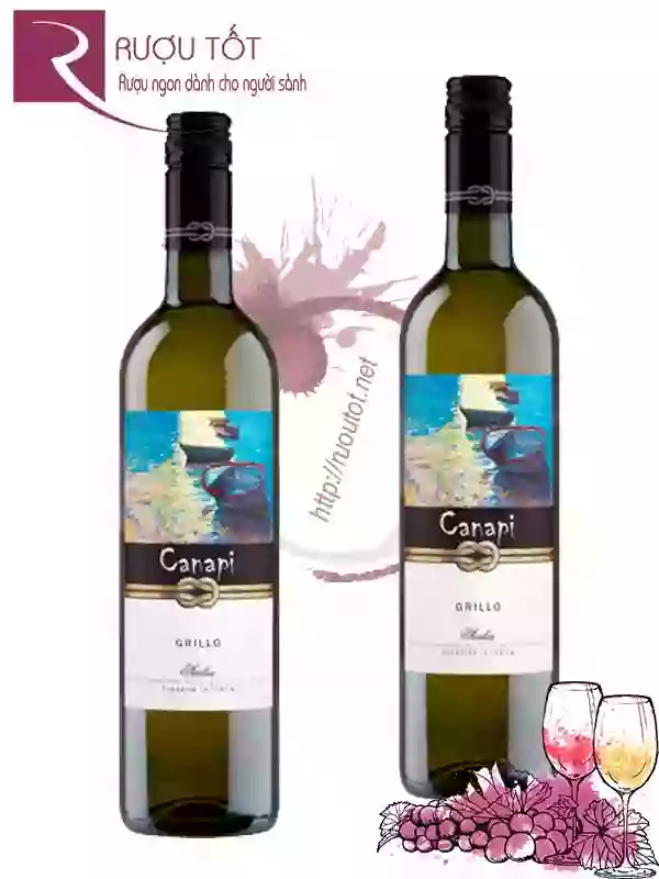 Rượu vang Canapi Grillo Sicilia Thượng hạng