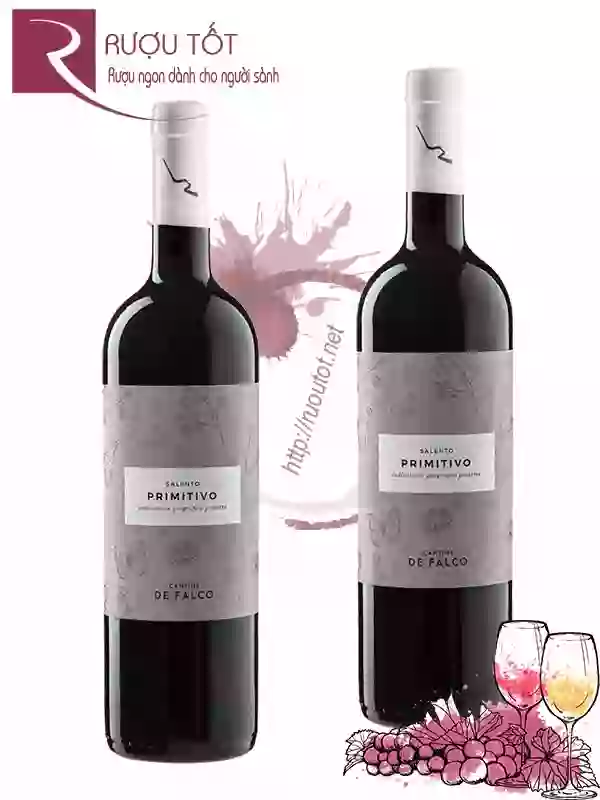 Rượu Vang Cantine de Falco Primitivo Salento Thượng Hạng