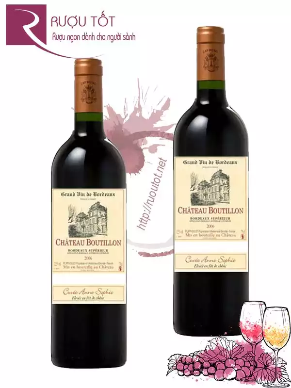 Vang Pháp Chateau Boutillon Bordeaux Superieur Cuvee Anne Sophie