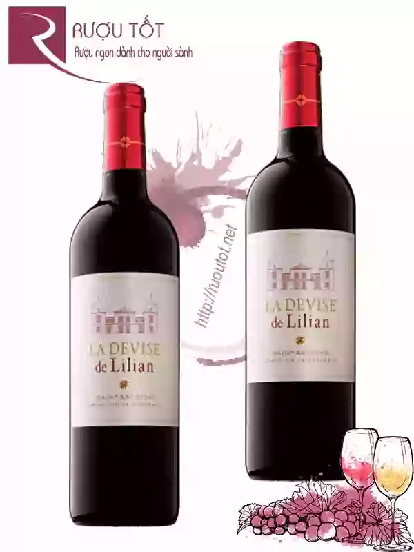 Rượu vang La Devise de Lilian Saint Etesphe Thượng hạng