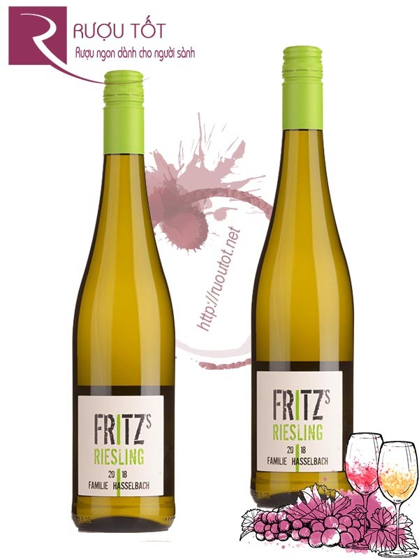 Rượu vang Fritz Riesling Gunderloch vang ngọt Đức
