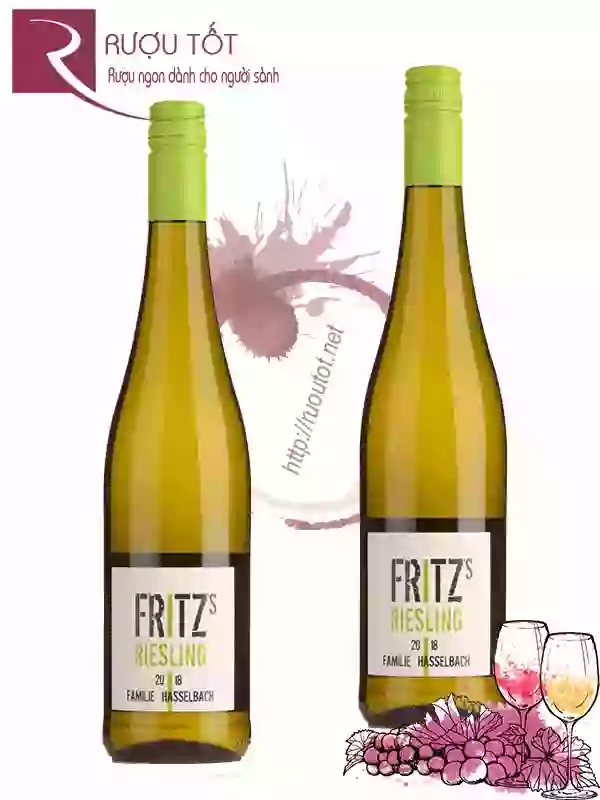 Rượu vang Fritz Riesling Gunderloch vang ngọt Đức