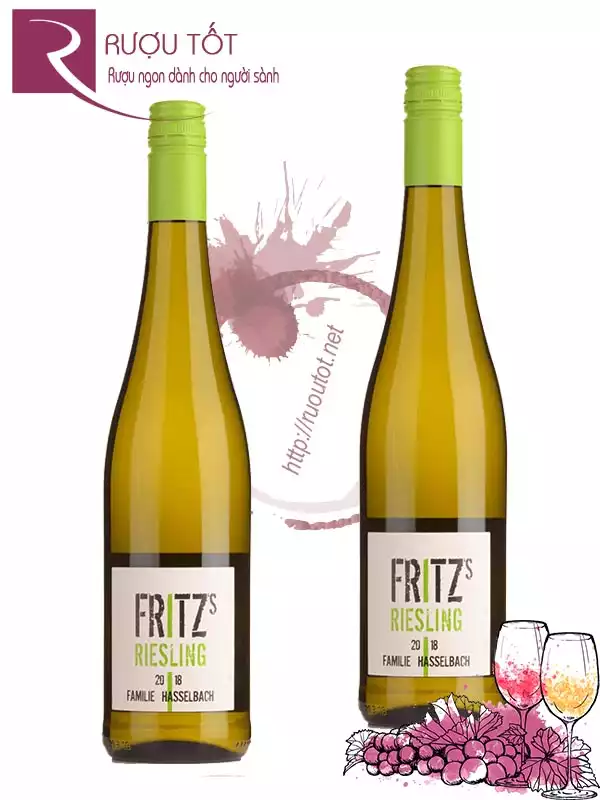 Rượu vang Fritz Riesling Gunderloch vang ngọt Đức