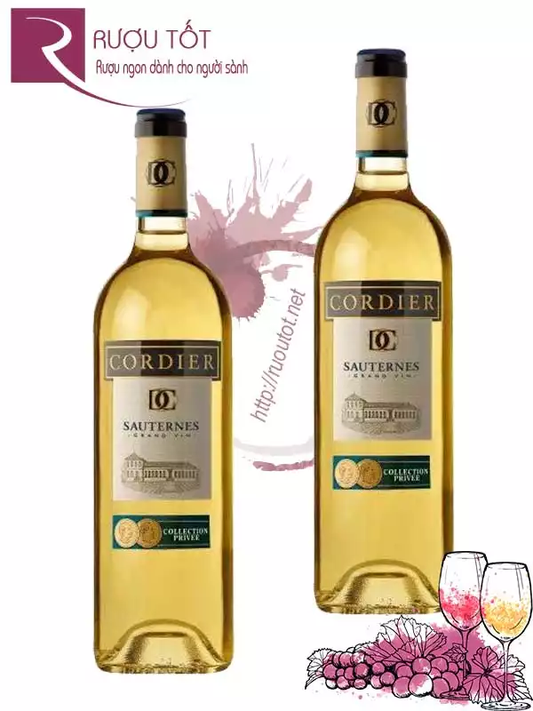 Vang Pháp Collection Privee Cordier Sauternes Thượng hạng