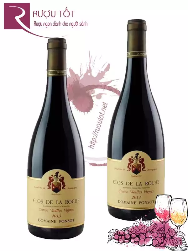 Vang Pháp Clos De La Roche Domaine Ponsot Grand Cru Cao cấp