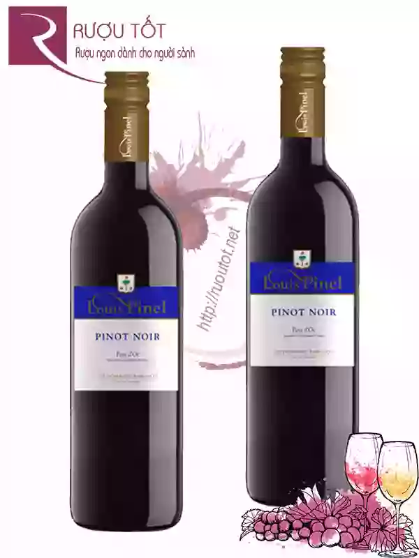 Vang Pháp Louis Pinel Pinot Noir Cao cấp 5,4%