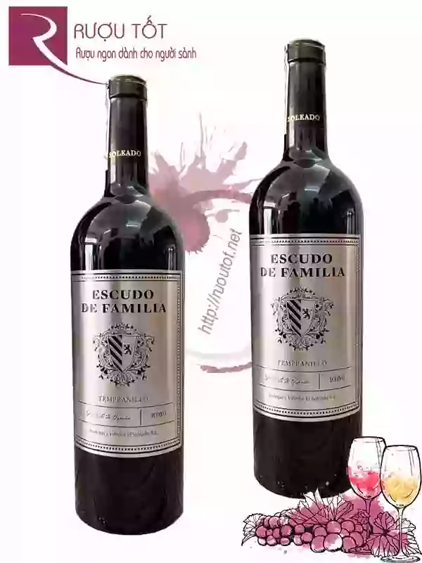 Rượu vang Escudo De Familia Tempranillo 13,5% Cao cấp