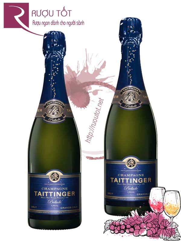 Rượu Champagne Taittinger Prelude Grands Crus Brut Hảo hạng