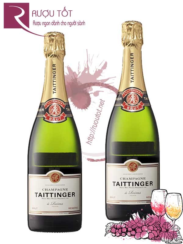 Rượu Champagne Taittinger Brut Reserve Cao Cấp