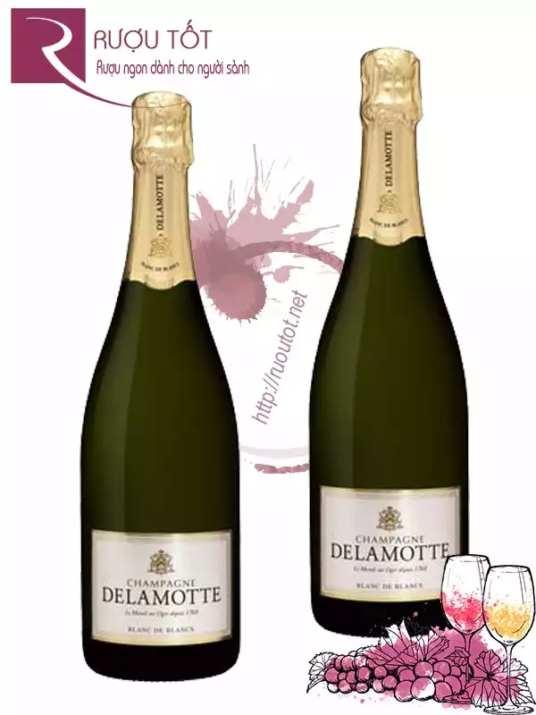 Rượu Vang Nổ Delamotte Champagne Blanc de Blancs