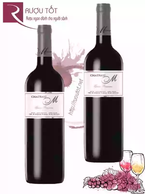 Rượu Vang Chateau M Gran Reserva CabSau Merlot