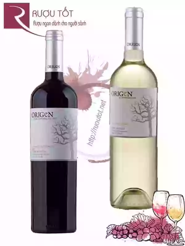 Rượu vang Origen Chile (Red – White) Thượng hạng