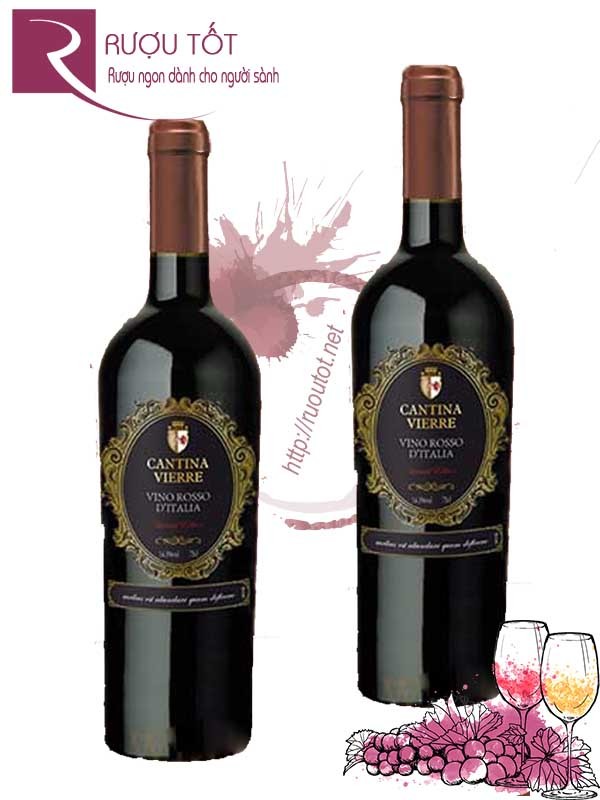 Rượu Vang Cantina Vierre Vino Rosso D'italia Limited Edition