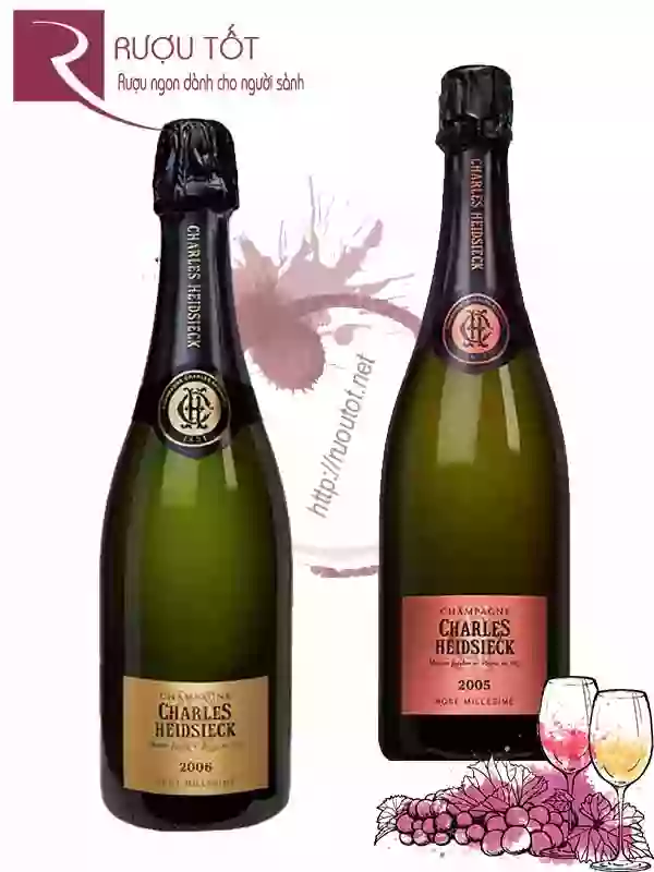 Rượu Champagne Charles Heidsieck Brut- Rose Millesime