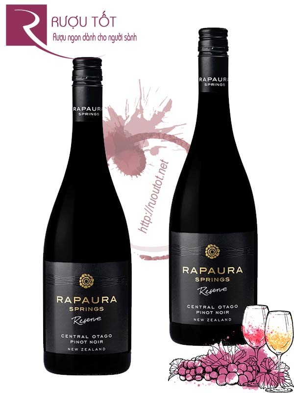 Rượu vang Rapaura Springs Reserva Central Otago Pinot Noir Cao cấp
