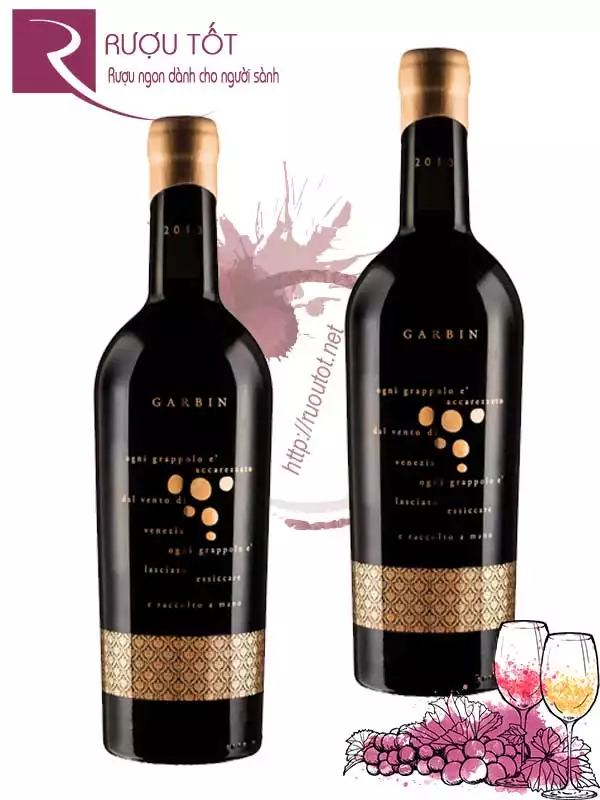 Rượu Vang Garbin Vino Rosso Blend Veneto 15 độ