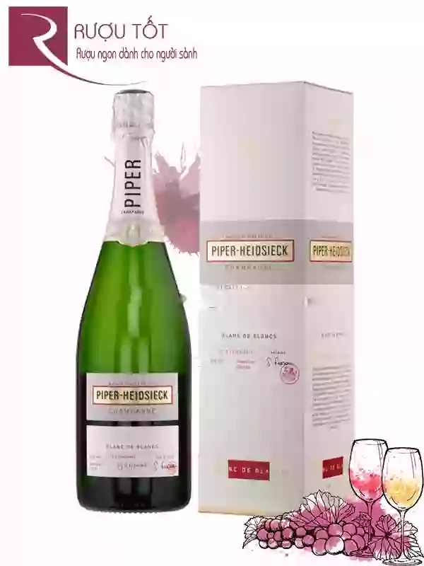 Champagne Pháp Piper Heidsieck Essentiel Blanc De Blancs 93 điểm Hảo hạng