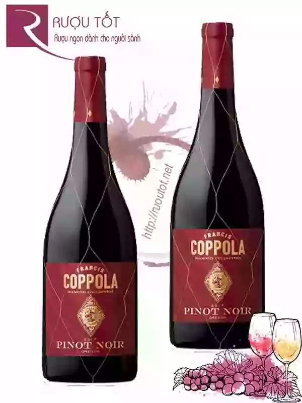 Rượu vang Coppola Pinot Noir Oregon Hảo hạng