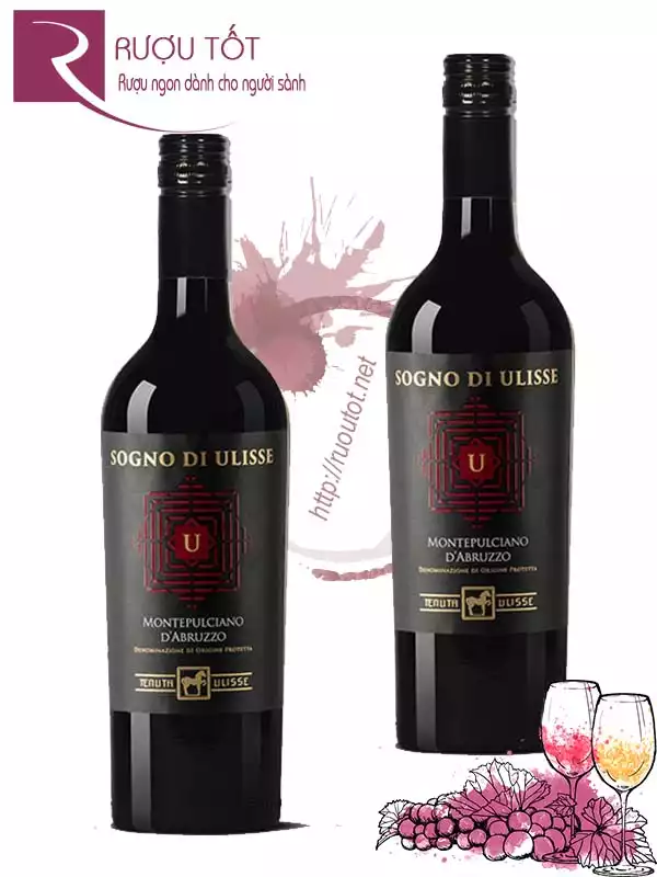 Vang Ý Sogno Di Ulisse Tenuta Ulisse Montepulciano D’Abruzzo Chính hãng