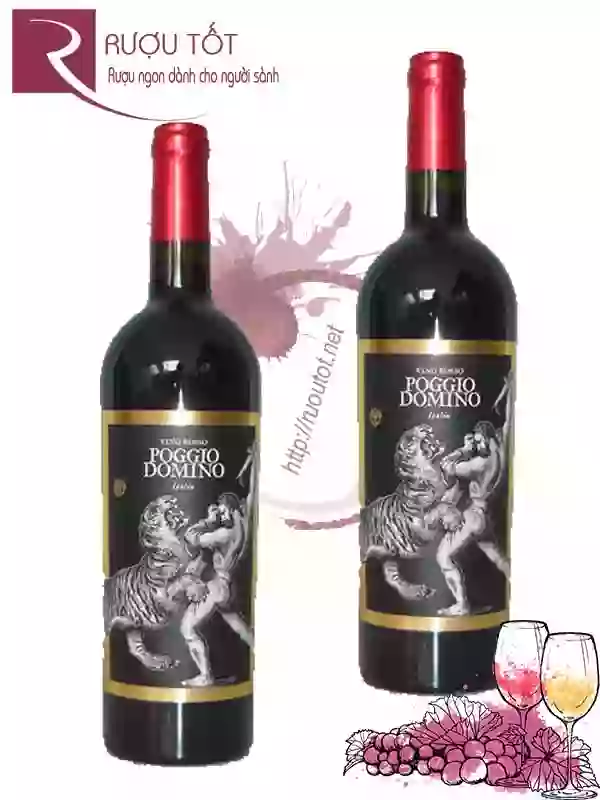 Vang Ý Poggio Domino Vino Rosso Abruzzo Cao cấp