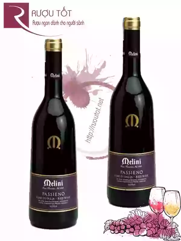 Vang Ý Melini Passieno Vino D'italia Red Wine Hảo hạng