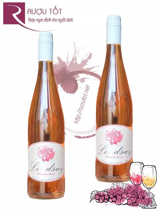 Rượu vang Lindsay Moscato Rose Hảo hạng