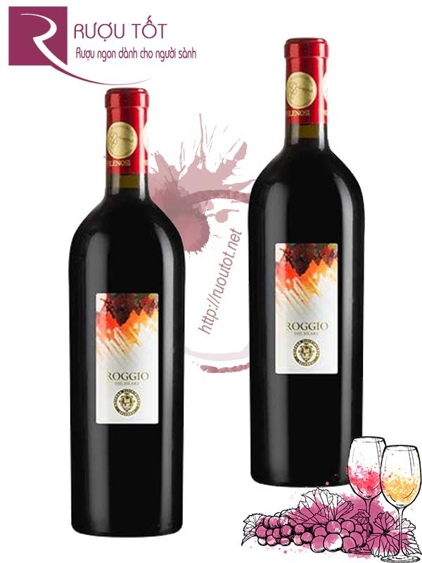 Rượu Vang Roggio del Filare Velenosi Rosso Piceno Hảo hạng