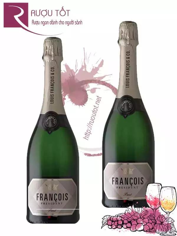 Vang nổ Francios President Brut Giá Tốt