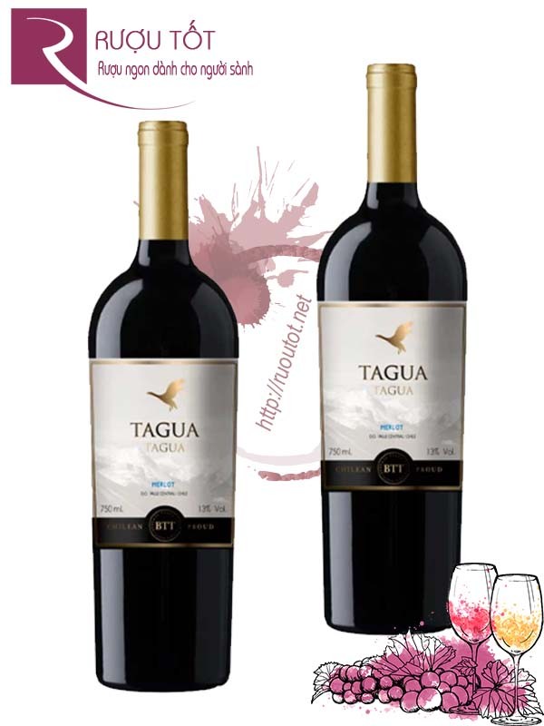 Rượu Vang Tagua Tagua Merlot Central Valley Giá Tốt