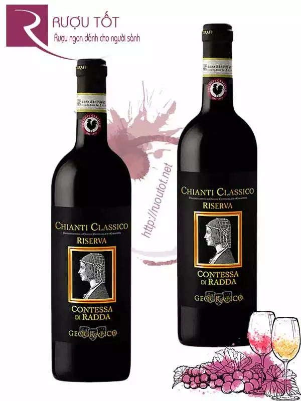 Vang Ý Contessa di Radda Chianti Classico Riserva DOCG Giá Tốt