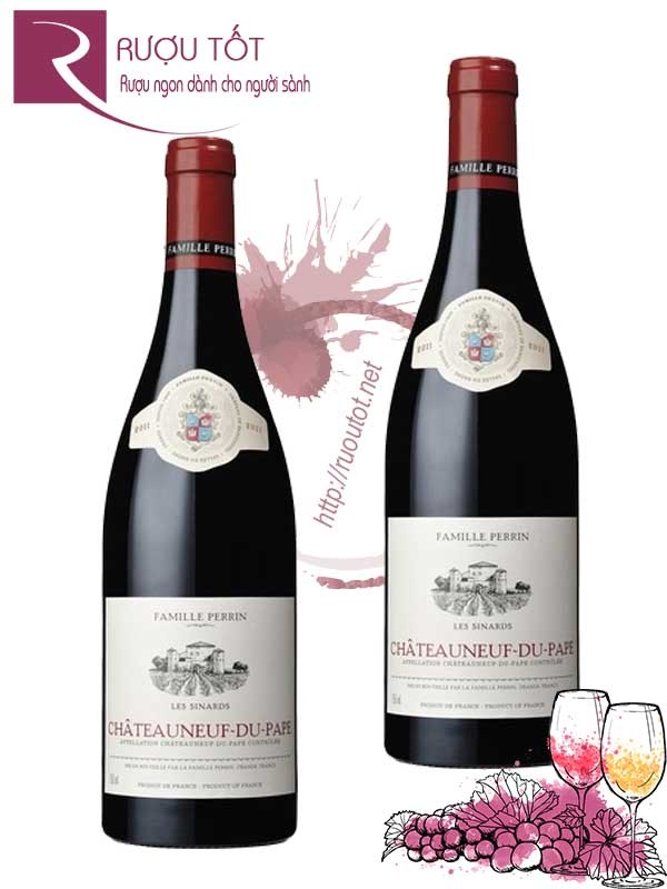 Vang Pháp Chateauneuf Du Pape Perrin Les Sinards Hảo hạng