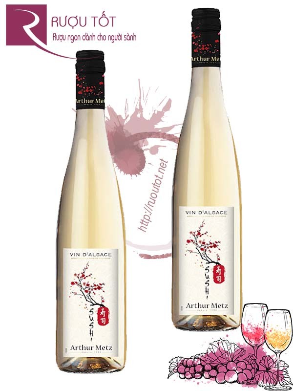 Rượu vang Sushi Arthur Metz Vin d’Alsace Blanc