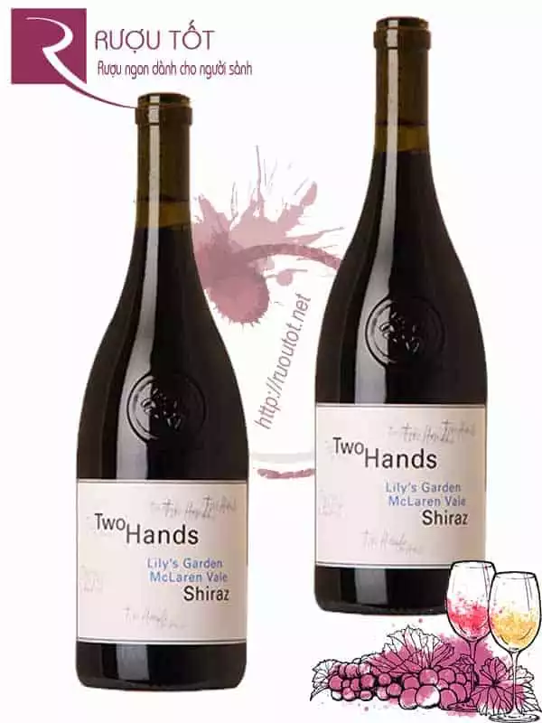 Rượu Vang Two Hands Lilys Garden Shiraz Thượng hạng