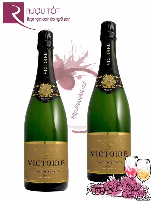 Rượu Champagne Victoire Blanc de Blancs Hảo Hạng