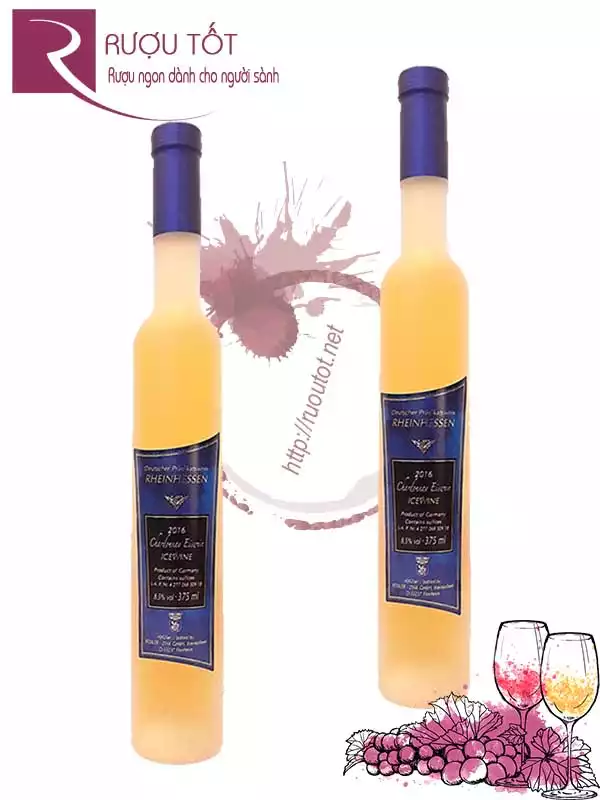 Rượu vang IceWine Eiswein Chardonnay Rheinhessen Cao Câp