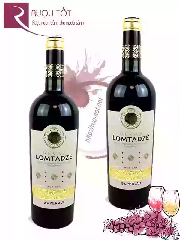 Rượu vang Revaz Lomtadze Saperavi Chính Hãng