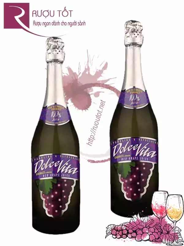 Vang Nổ Ý Dolce Vita Red Grape Juice Giá rẻ