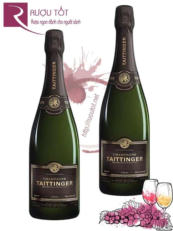 Rượu Champagne Taittinger Brut Millesime Hảo hạng