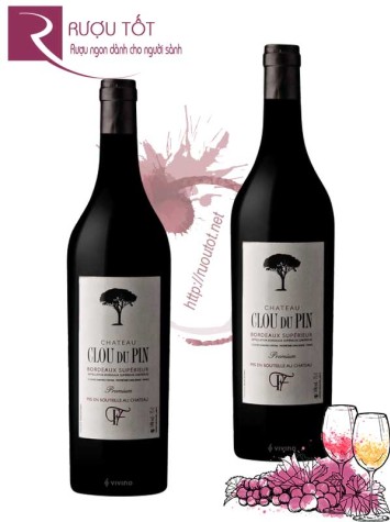 Rượu Vang Chateau Clou Du Pin Bordeaux Supérieur Premium