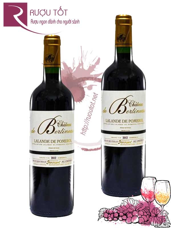 Rượu Vang Chateau de Bertineau Lalande De Pomerol Giá rẻ