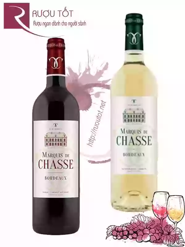 Vang Pháp Marquis de Chasse Bordeaux Thượng hạng