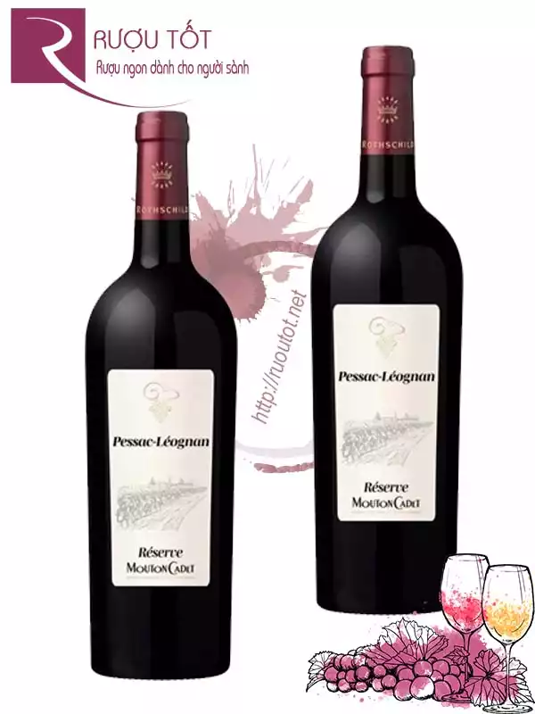 Vang Pháp Mouton Cadet Reserve Pessac Leognan Hả hạng