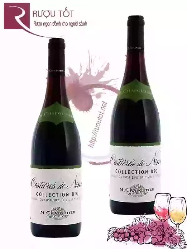 Rượu Vang Costieres de Nimes Collection BIO M Chapoutier