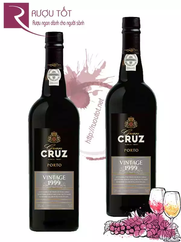 Rượu Vang Porto Cruz Vintage 1999 Chính Hãng