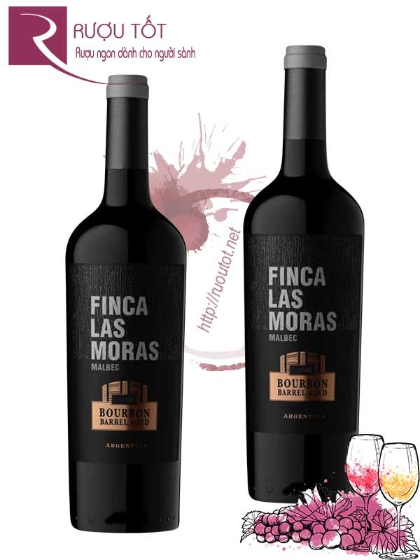Rượu Vang Las Moras RVA Bourbon Cao Cấp