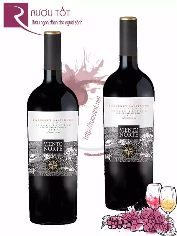 Rượu Vang Viento Norte Reserva Cabernet Sauvignon Syrah Cao Cấp