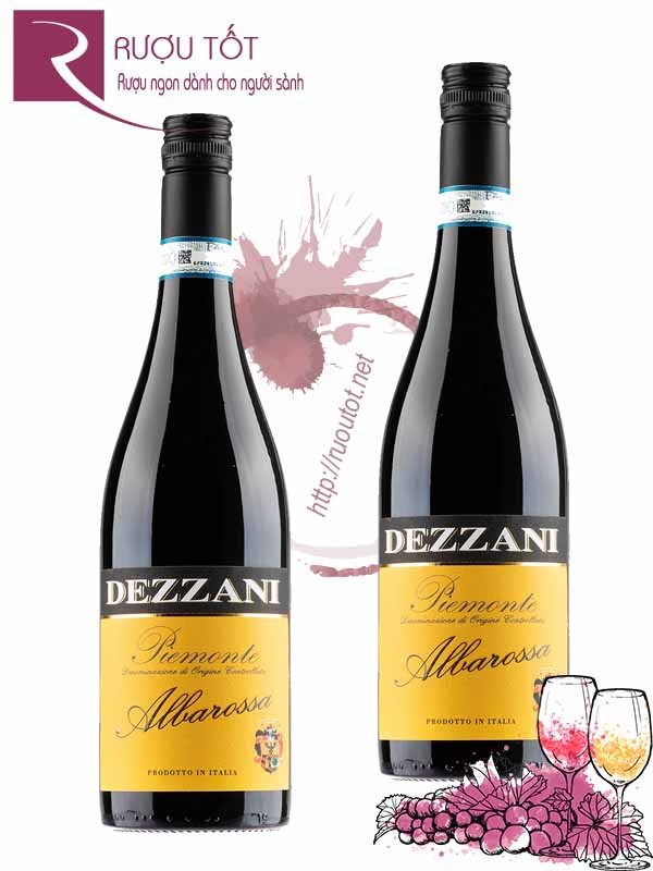 Rượu Vang Dezzani Albarossa Piemonte Cao Cấp