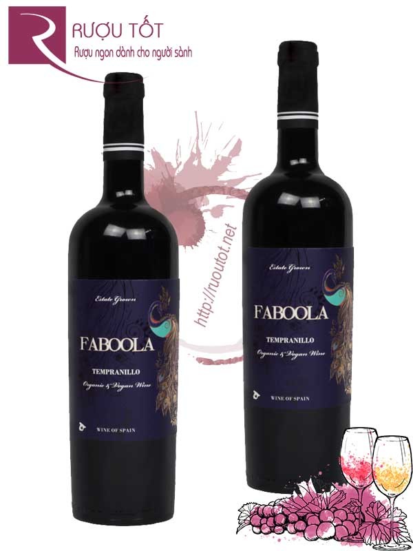 Rượu Vang Faboola Tempranillo Organic Chính Hãng