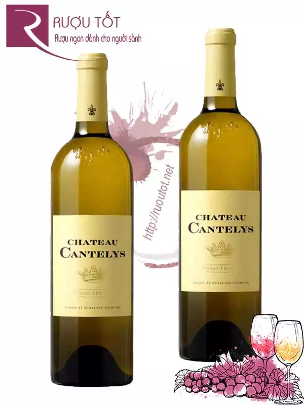 Rượu Vang Chateau Cantelys Blanc