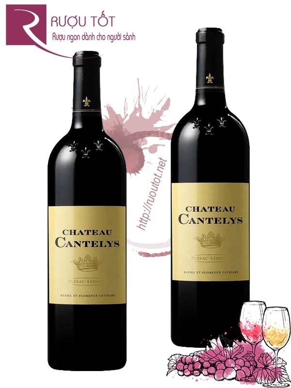 Rượu Vang Chateau Cantelys Rouge Chính hãng